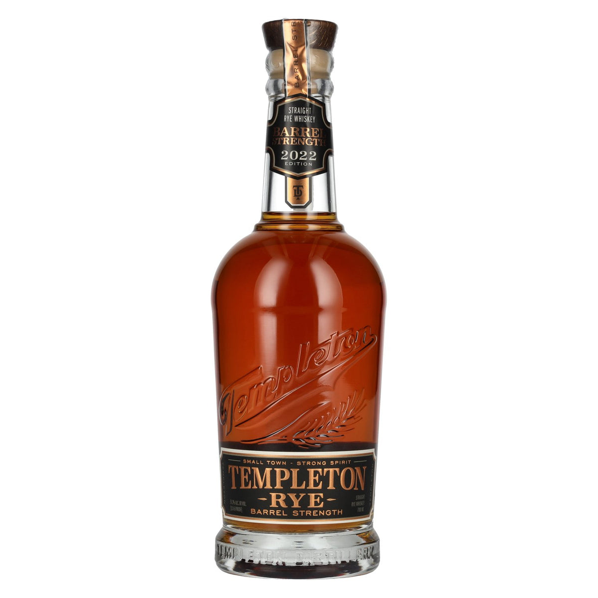 Templeton Rye Barrel Strength Straight Rye Whiskey 2022 57,3 % vol. 0,7 l
