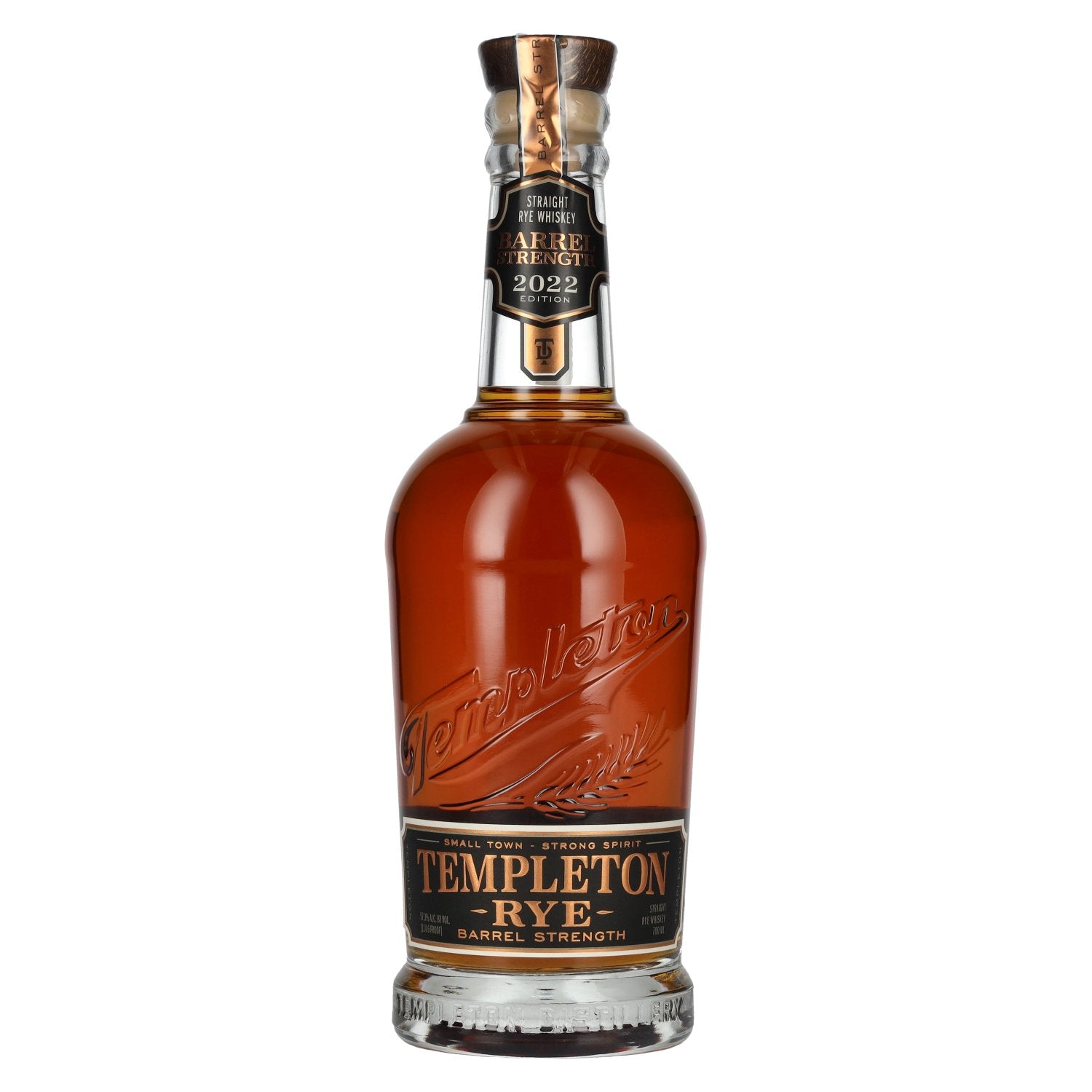 Templeton Rye Barrel Strength Straight Rye Whiskey 2022 57,3 % vol. 0,7 l