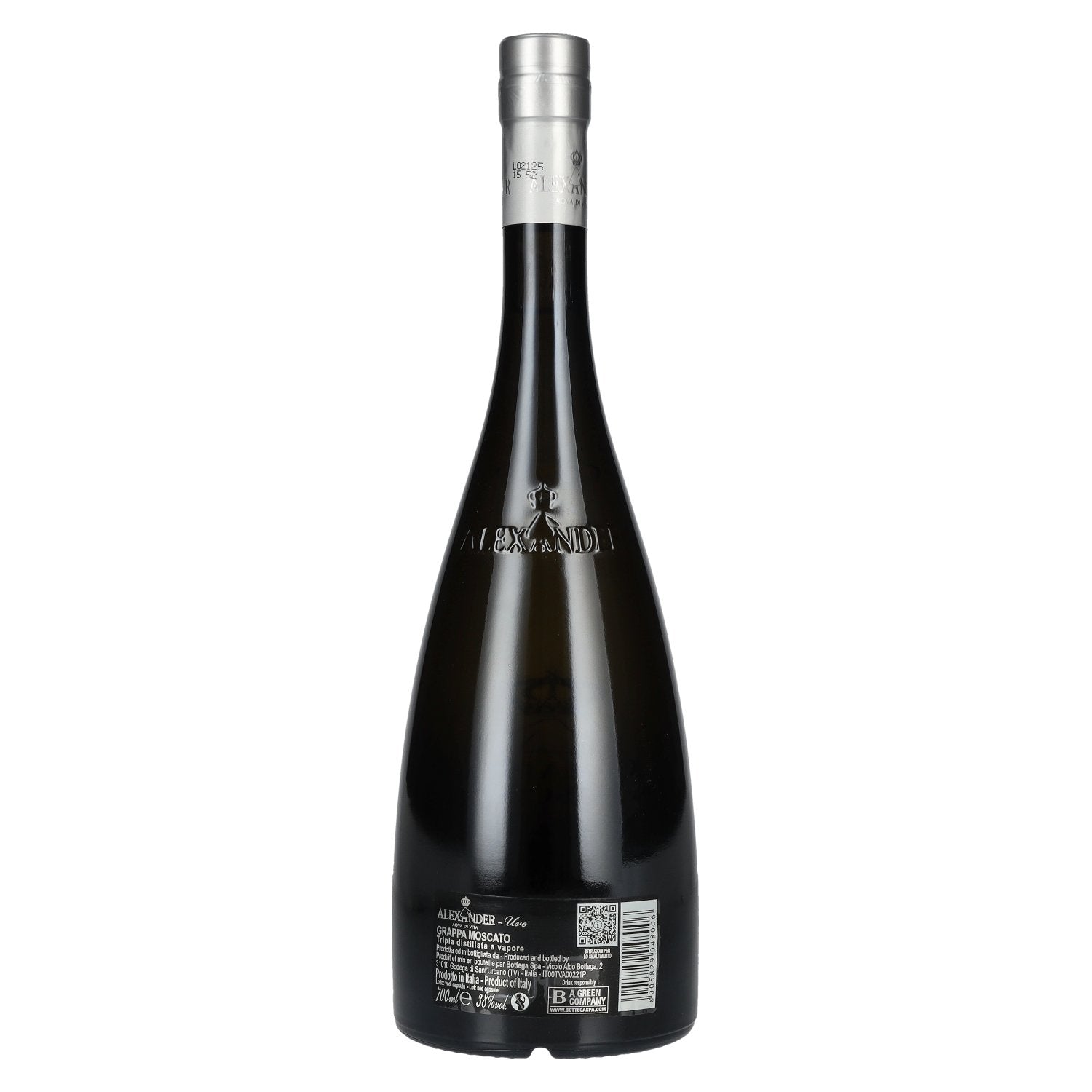 ALEXANDER Aqva Di Vita Grappa Moscato 38% Vol. 0,7l