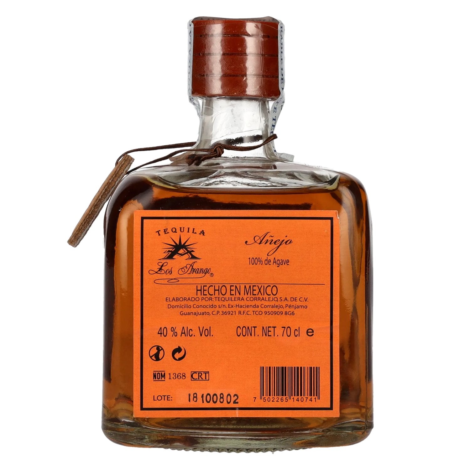 Los Arango Tequila Añejo 100% de Agave 40% vol. 0,7l