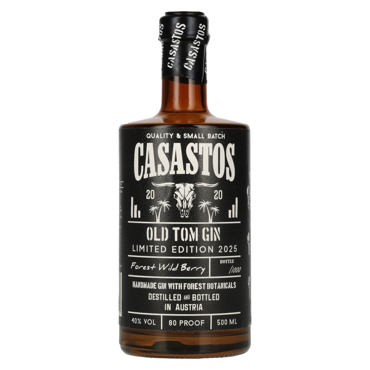 CASASTOS Oude Tom Gin Bos Wilde Bes Limited Edition 2025 40% Vol. 0,5l