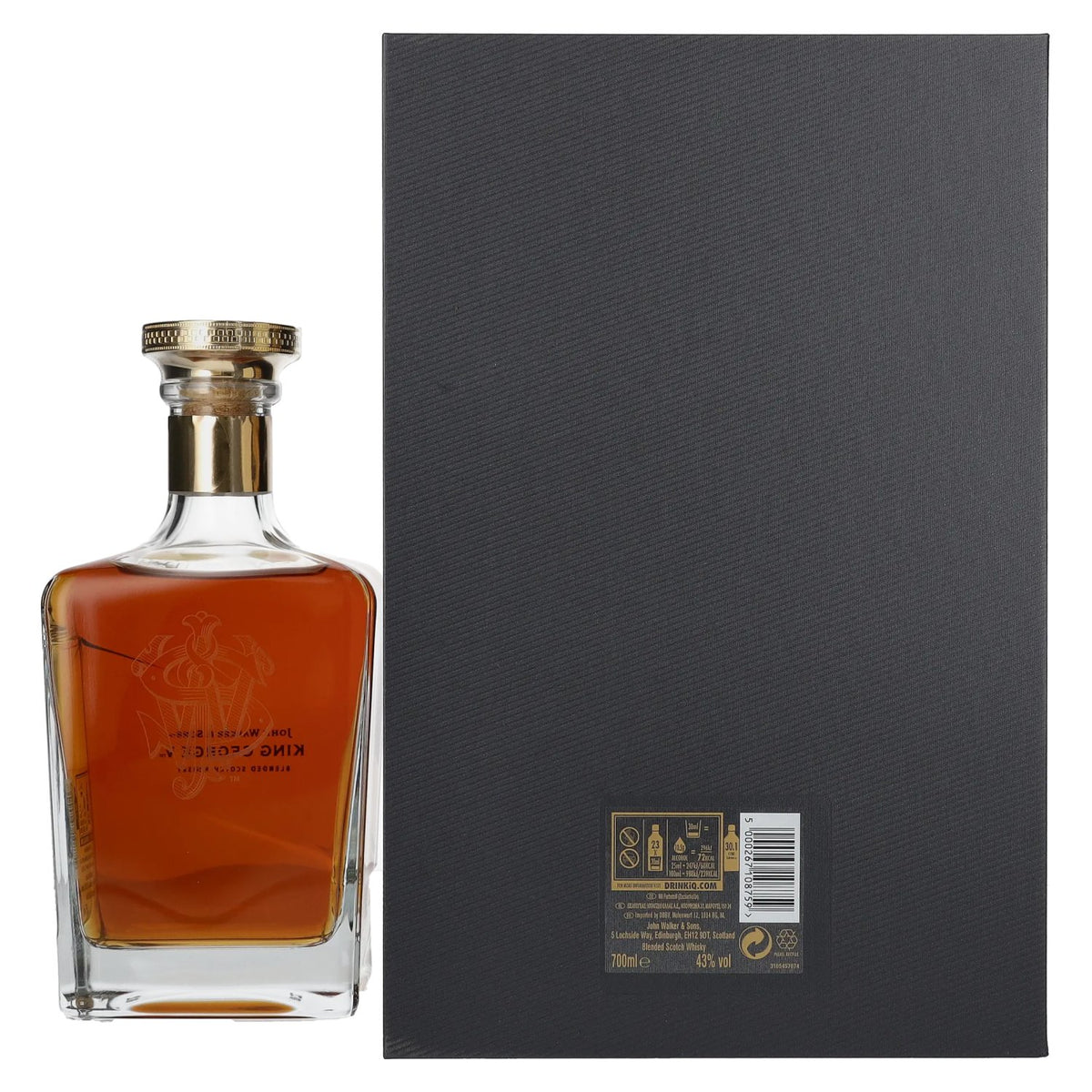 John Walker &amp; Sons KING George V, whisky écossais blended, 43 % vol., 0,7 l, dans un coffret cadeau