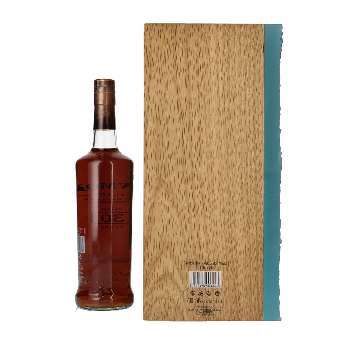 Bowmore 30 Years Old Islay Single Malt 45,3% Vol. 0,7l in wooden box