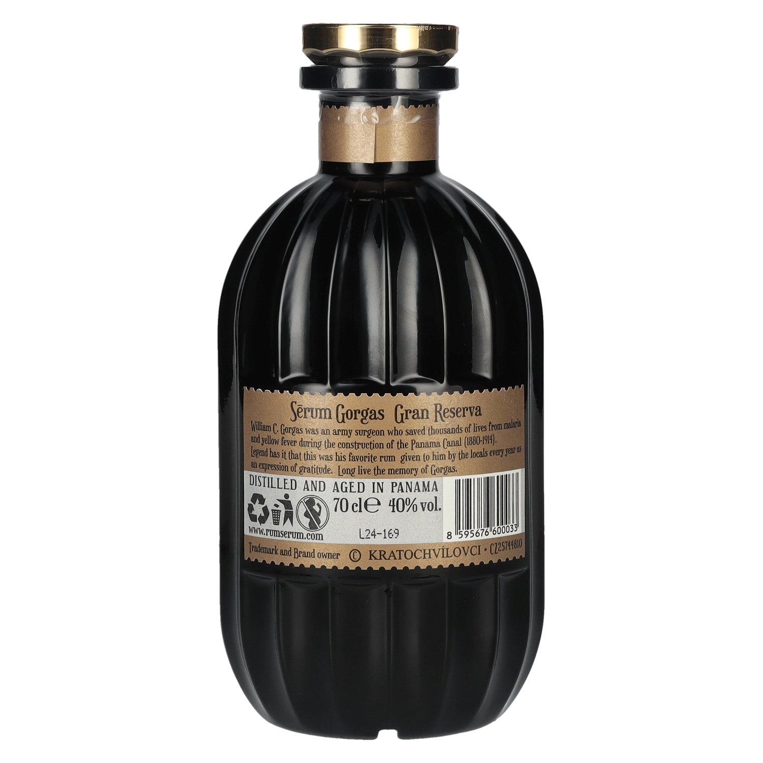 SeRum Gorgas Gran Reserva Ron Panama 40% Vol. 0,7l