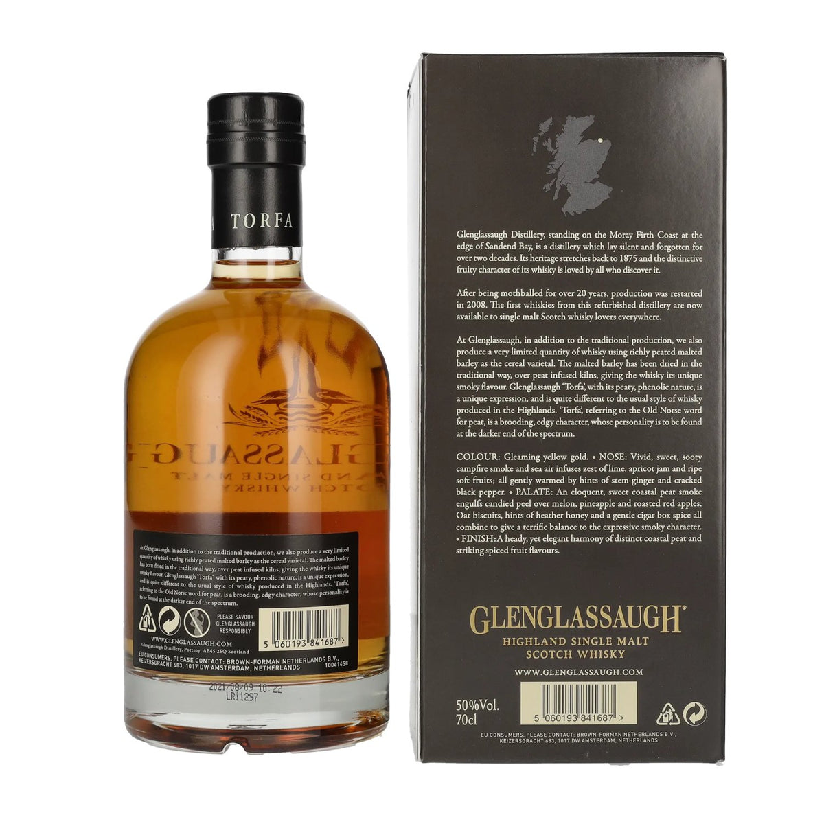 Glenglassaugh TORFA Highland Single Malt Scotch Whisky 50% Vol. 0,7l in Geschenkbox