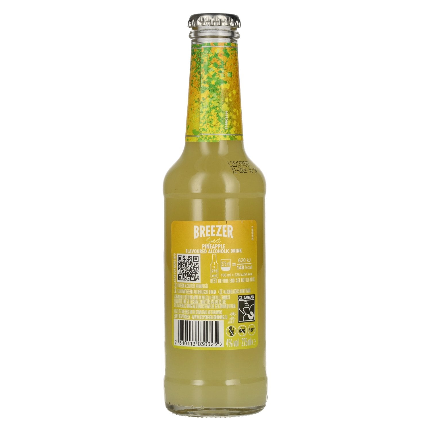 Bacardi Breezer Sweet Pineapple 4% Vol. 12x0,275l