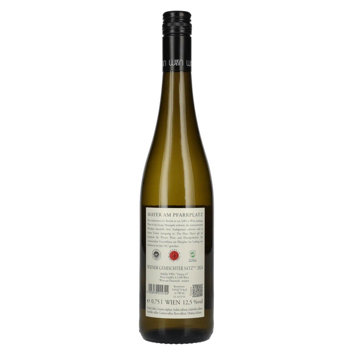 Mayer am Pfarrplatz, Wiener Gemischter Satz DAC 2024, 12,5 % vol., 0,75 l