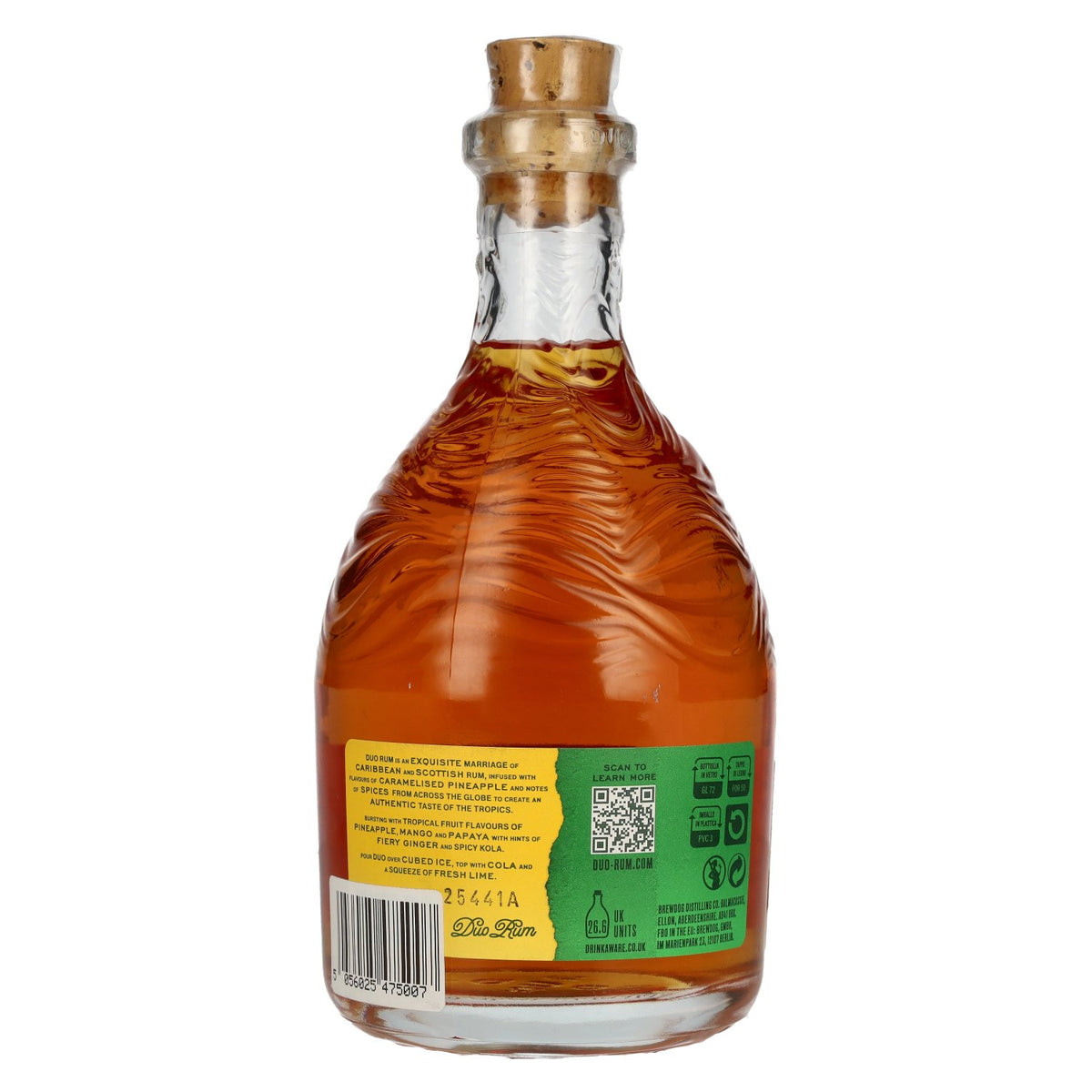BrewDog Duo Spiced Rum Caramelised Pineapple 38% ABV 0.7l