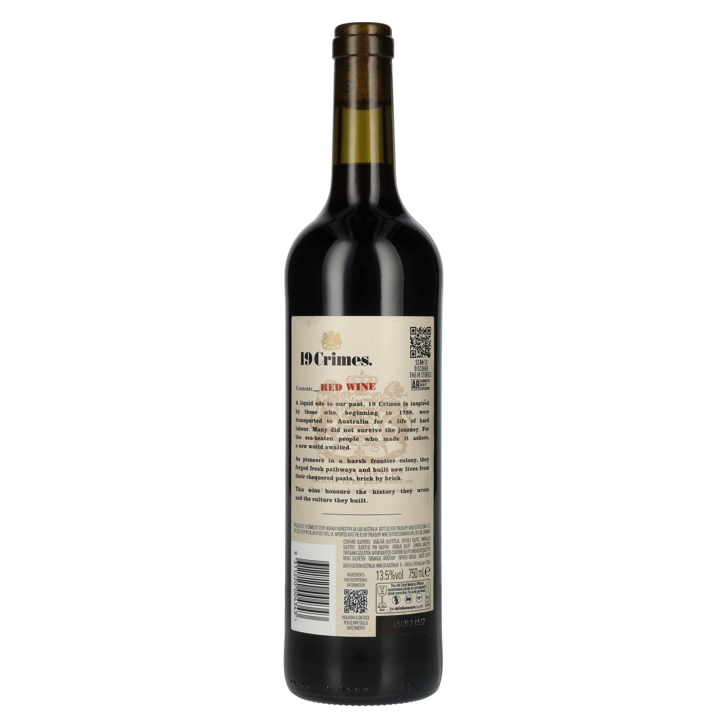 19 Crimes Red Wine 13,5% vol. 0,75l