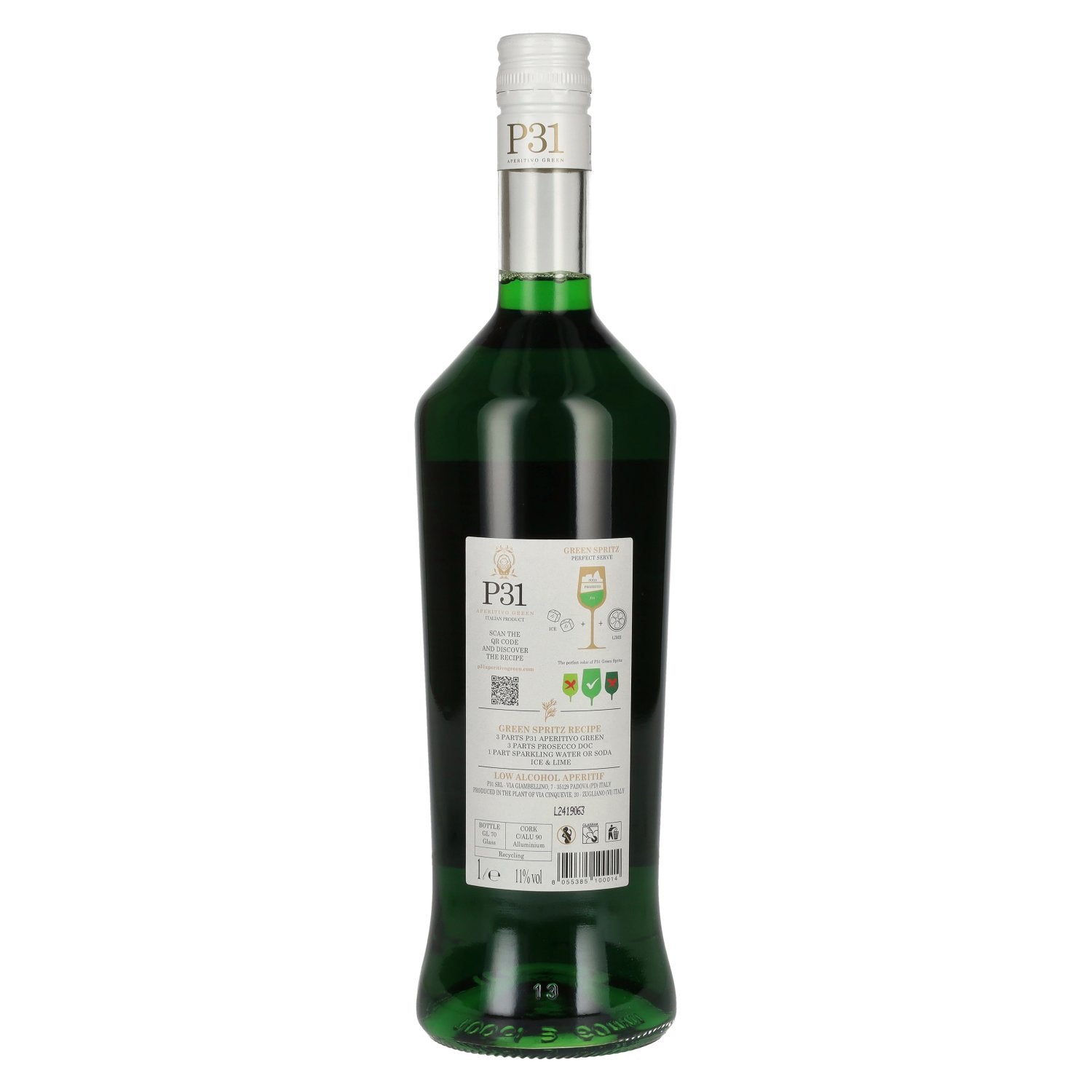 P31 Aperitivo Green 11% Vol. 1l