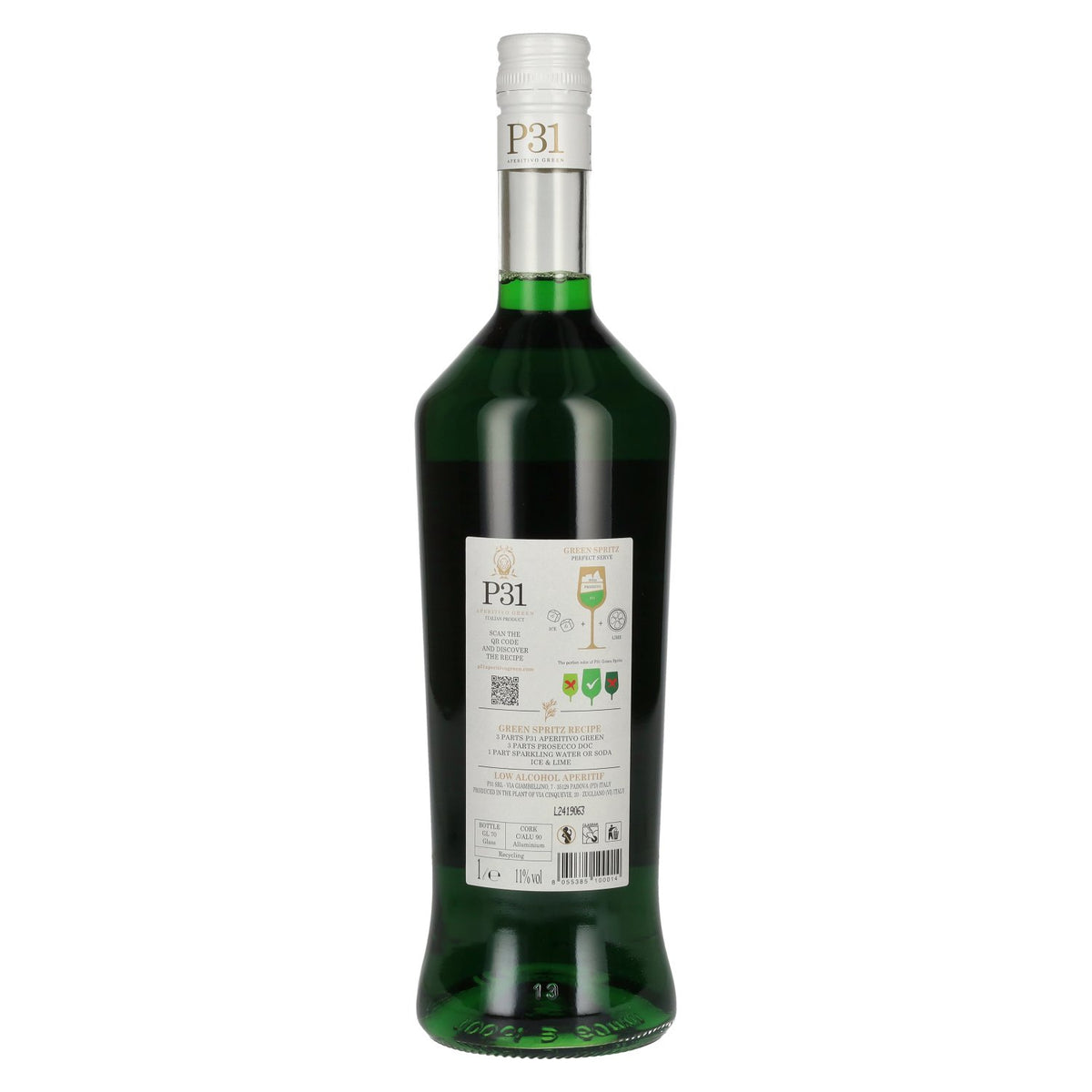 P31 Aperitivo Green 11% vol. 1 l