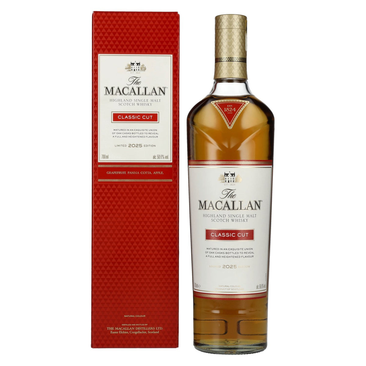 The Macallan CLASSIC CUT Limited Edition 2025 50.6% vol. 0.7l in a gift box