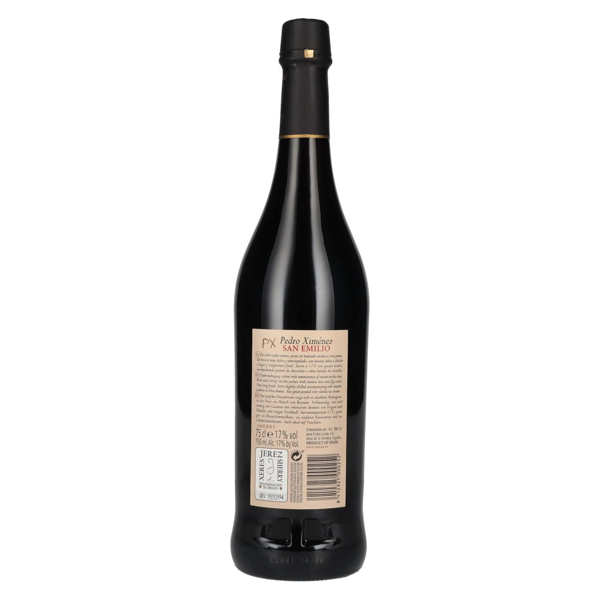 Lustau SAN EMILIO PX Pedro Ximénez 17% vol. 0,75 l