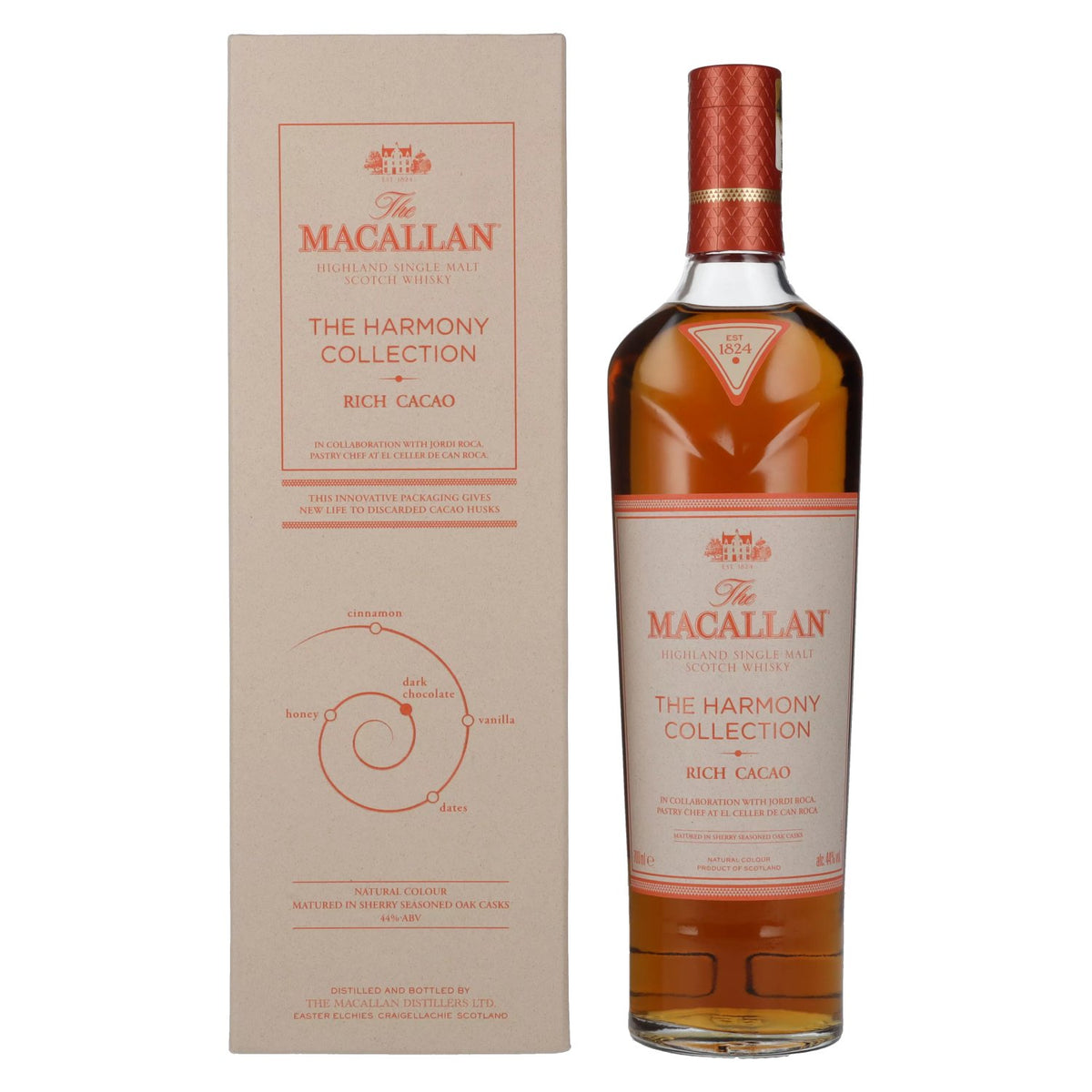 The Macallan The Harmony Collection RICH CACAO 44% vol. 0,7 l in geschenkverpakking