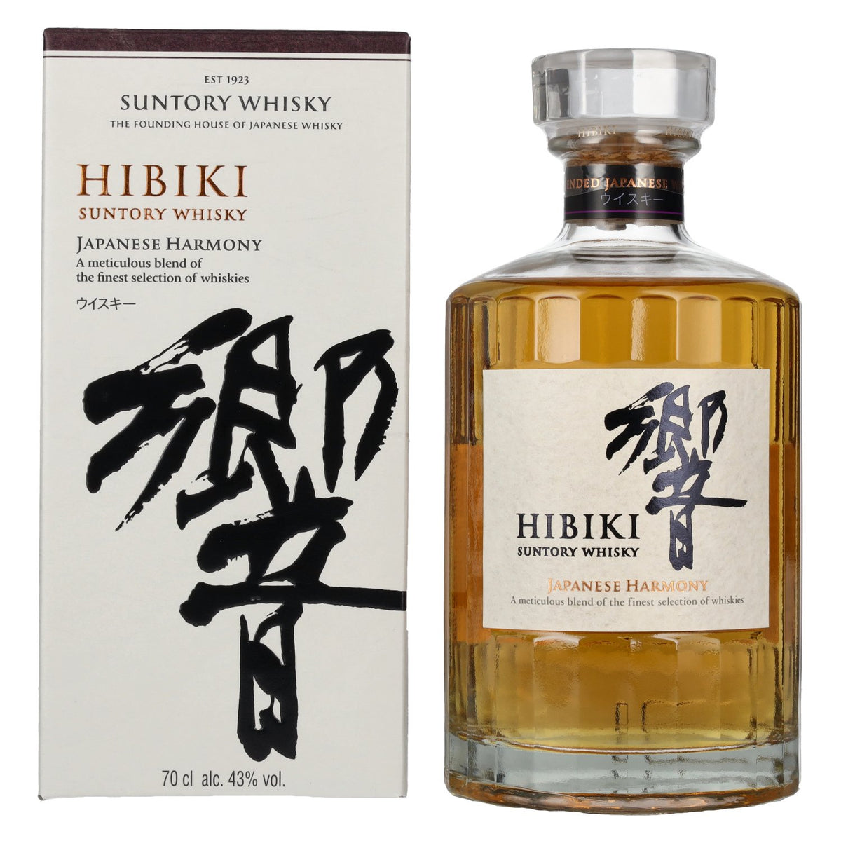Suntory Hibiki Japanese Harmony 43 % vol., 0,7 l, dans un coffret cadeau