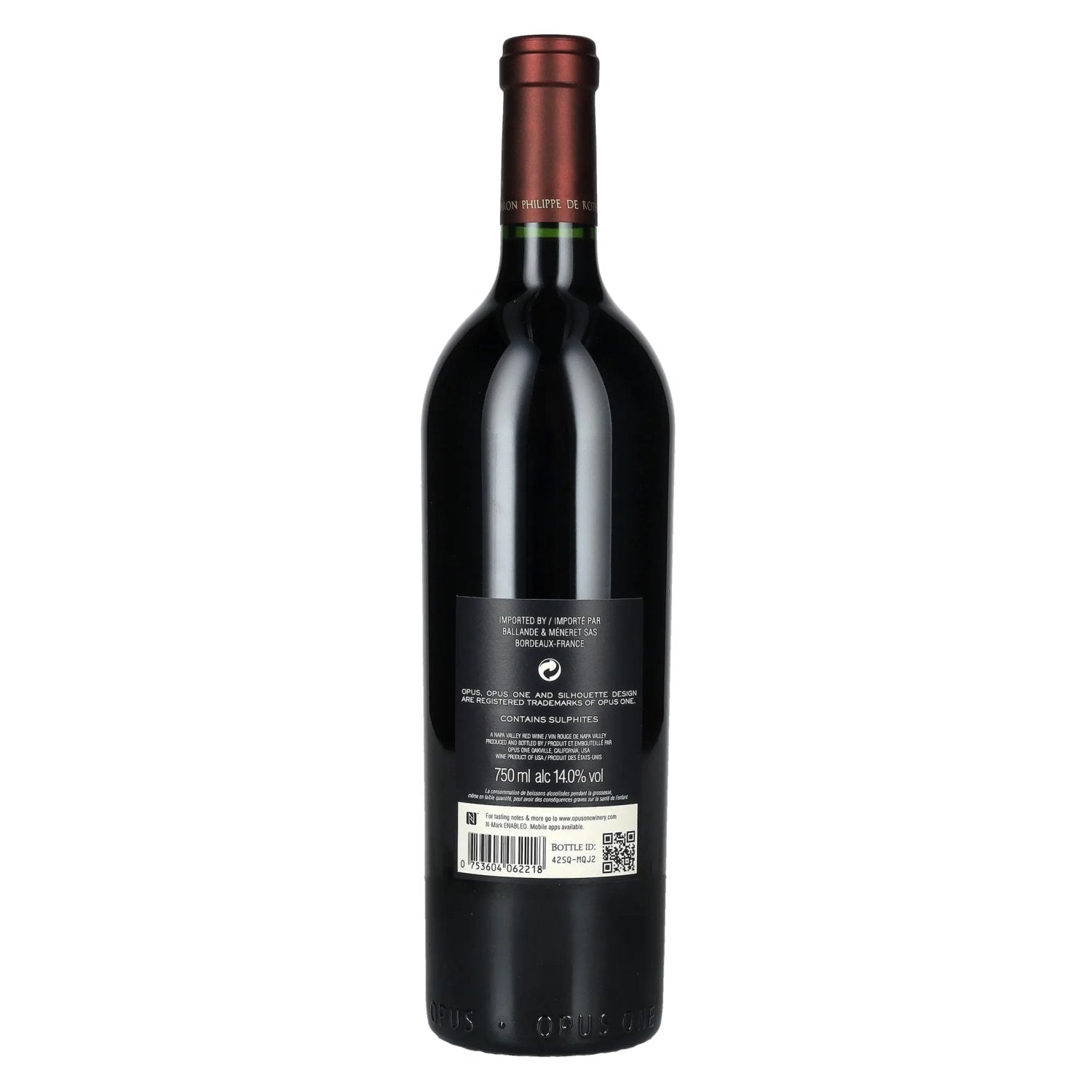 Robert Mondavi &amp; Baron Philippe de Rothschild Opus One 2021 14% Vol. 0,75l