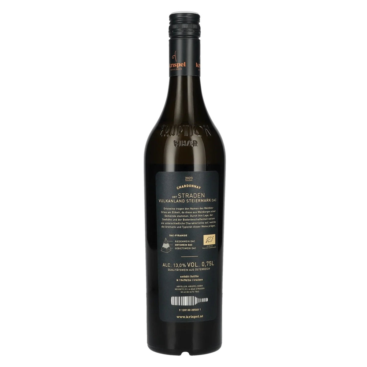 KRISPEL Chardonnay Straden Vulkanland Styrie DAC 2023 13 % vol. 0,75 l