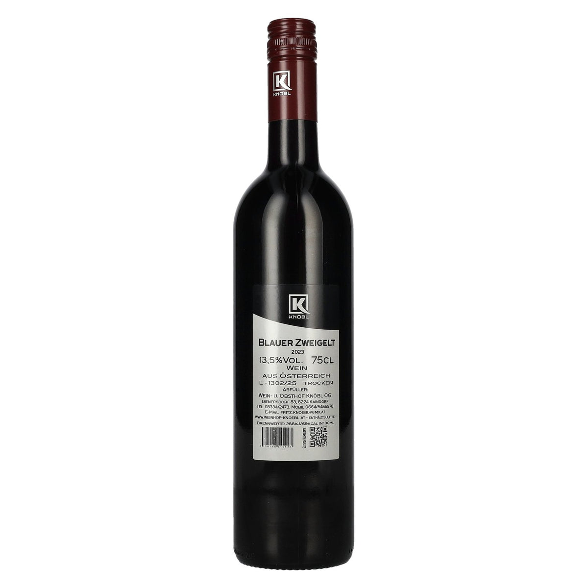 Knöbl Blauer Zweigelt 2023 13,5 % vol. 0,75 l