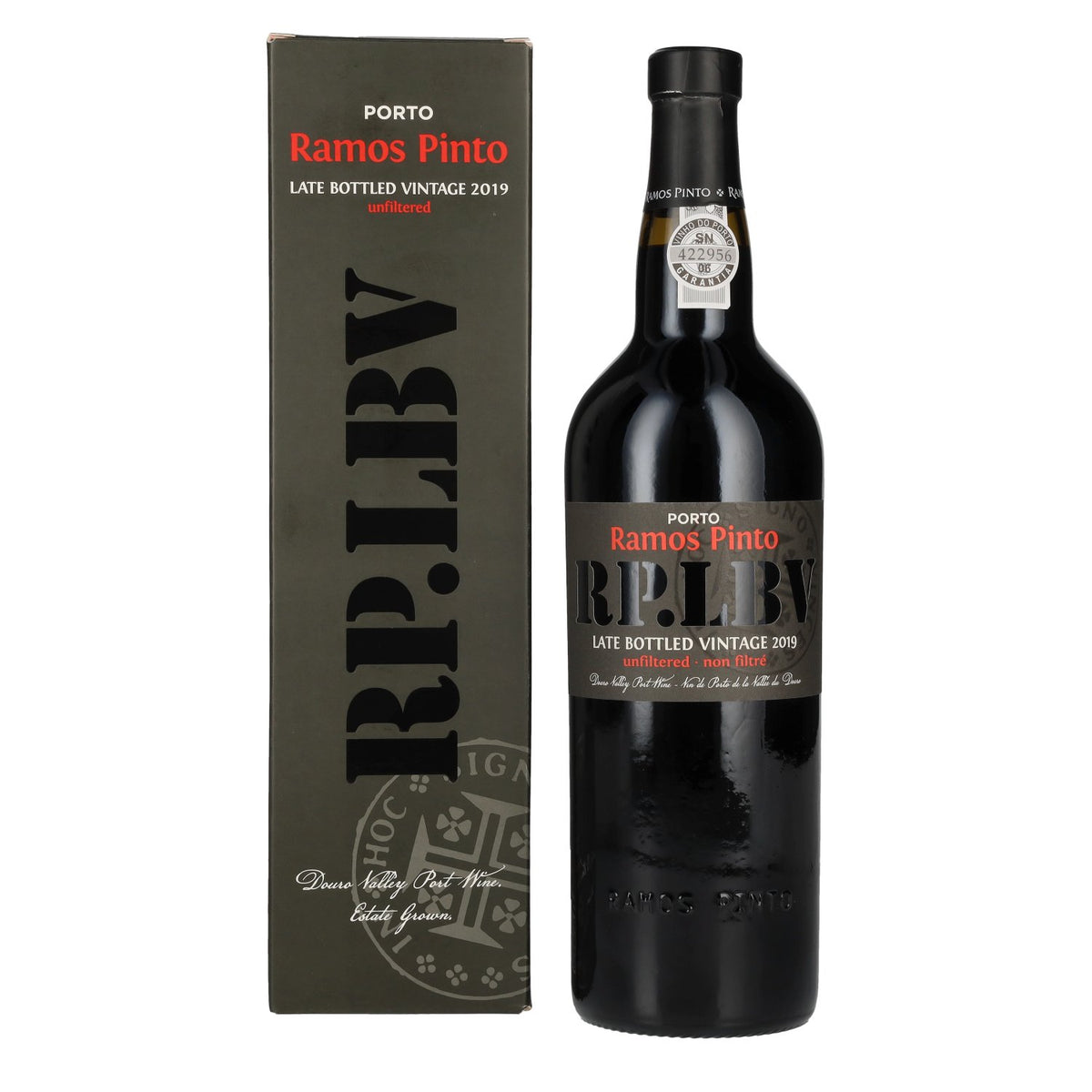 Ramos Pinto RP.LBV Late bottled Vintage 2019 19,5% Vol. 0,75l en boîte cadeau