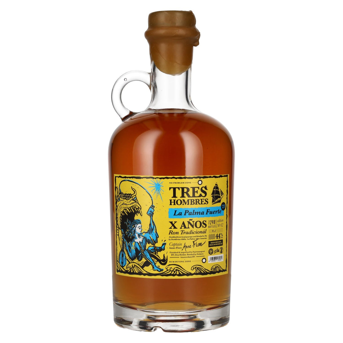 Tres Hombres La Palma Fuerte 10 Years Edition 62 2023 44% ABV 0.7l