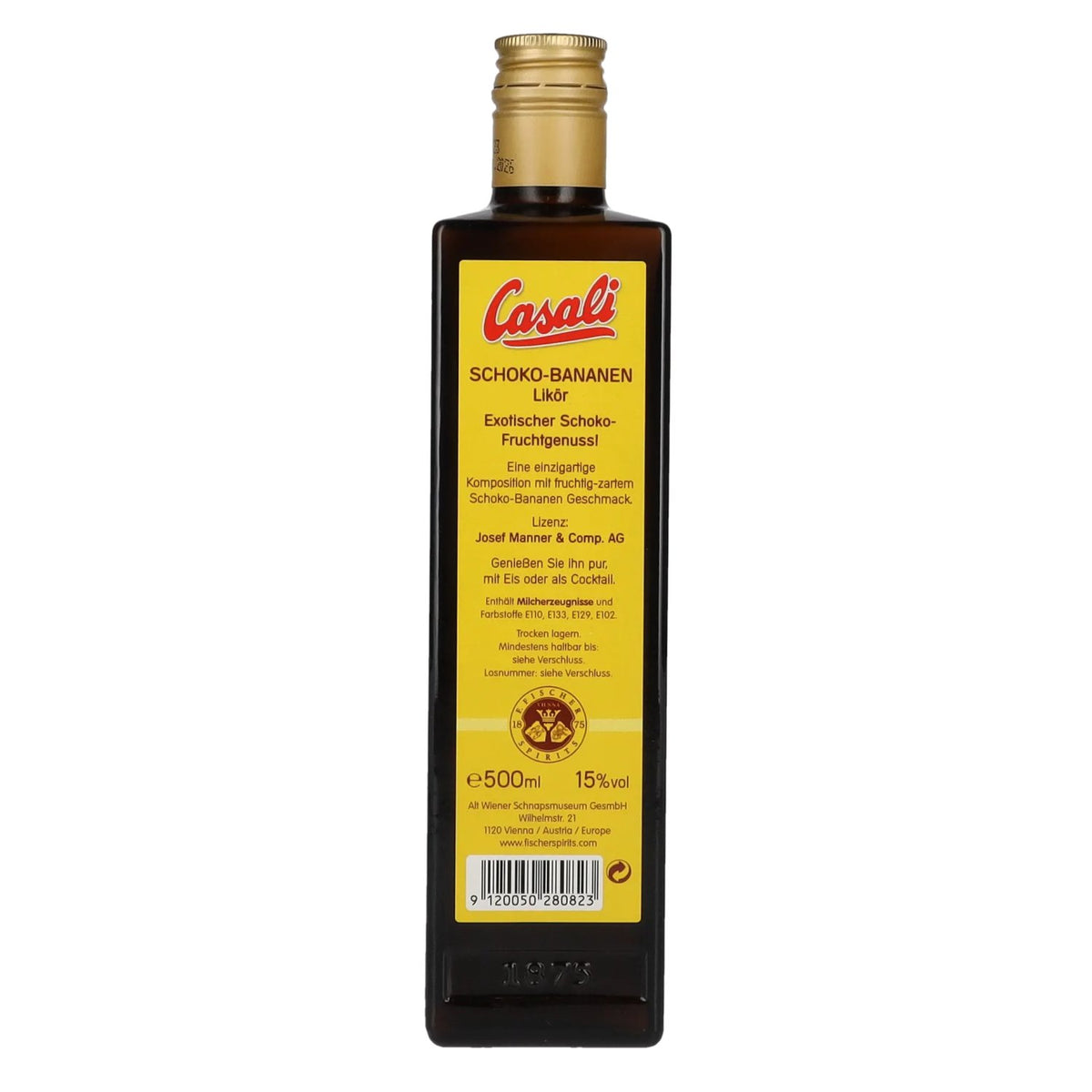 Casali Original SCHOKO-BANANEN Likör 15% Vol. 0,5l