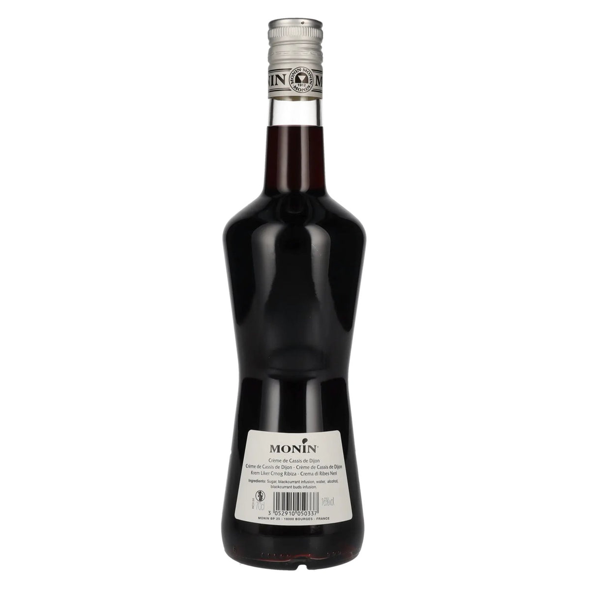 La liqueur Monin CASSIS DE DIJON 16 % vol. 0,7 l