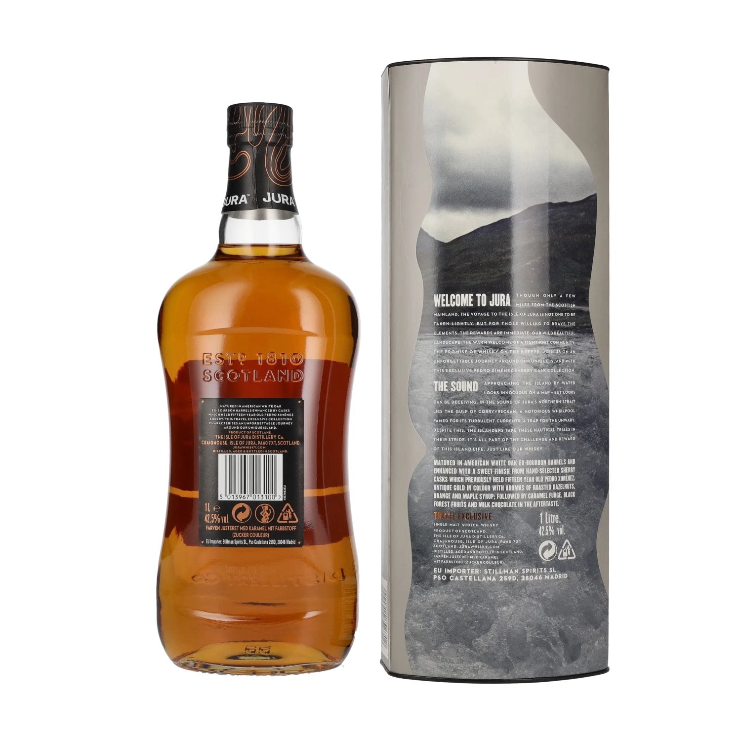 Jura THE SOUND Single Malt Scotch Whisky 42,5% Vol. 1l in gift box