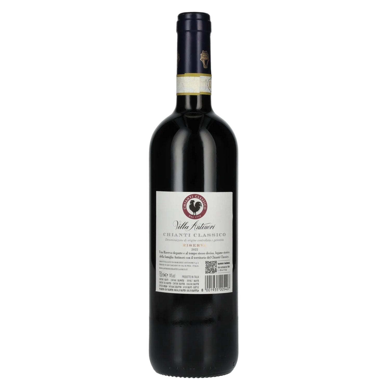 Marchesi Antinori Villa Antinori Chianti Classico Riserva DOCG 2022 14% Vol. 0,75l