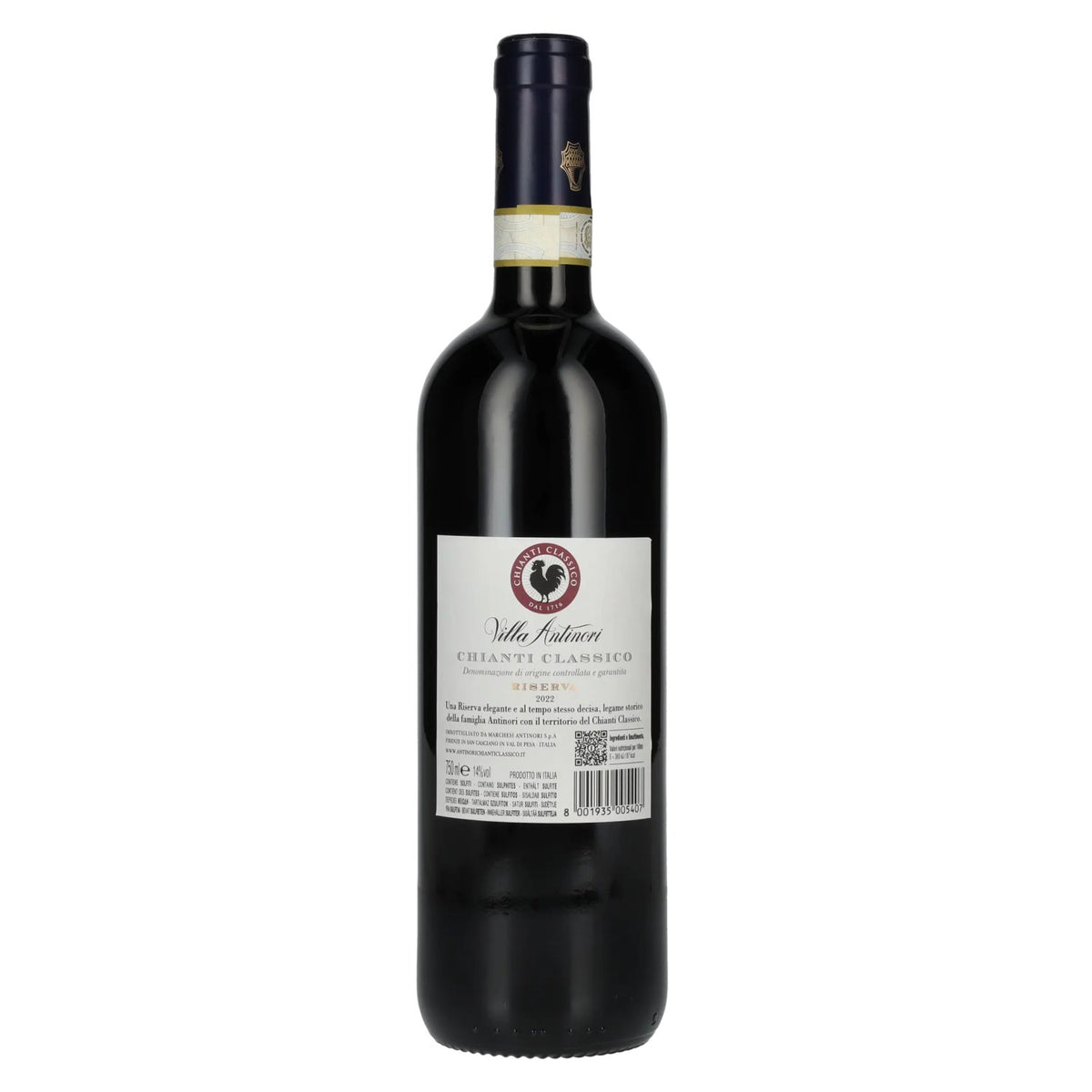 Marchesi Antinori Villa Antinori Chianti Classico Riserva DOCG 2022 14% ABV 0.75 l
