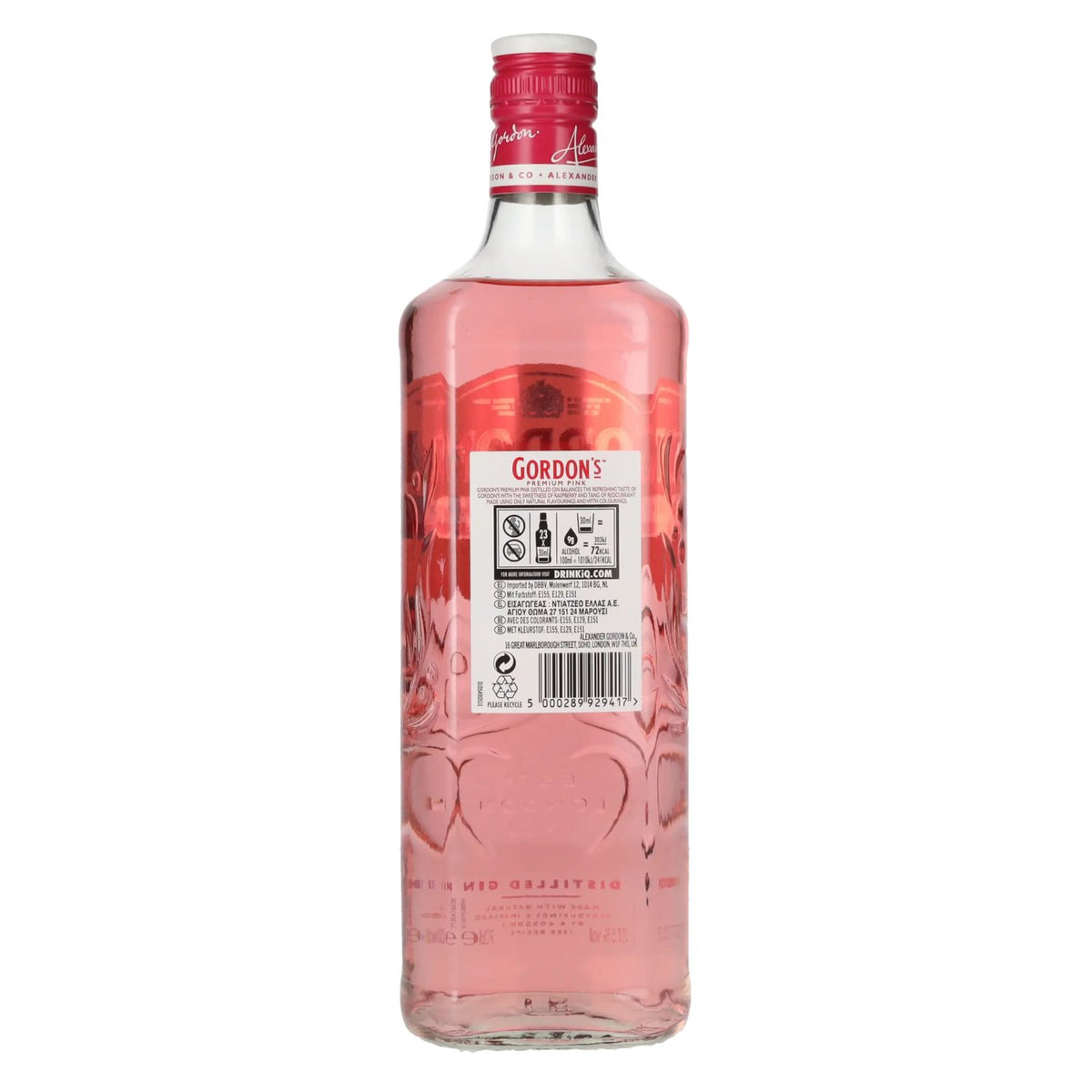 Gordon's PREMIUM PINK Distilled Gin 37.5% ABV 0.7l