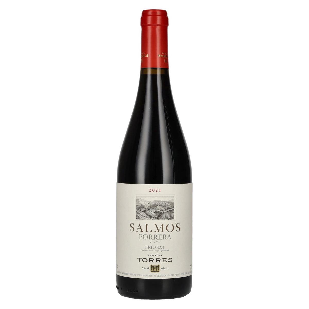 Torres Salmos Porrera Vi de Vila PRIORAT 2021 14% ABV 0.75 l