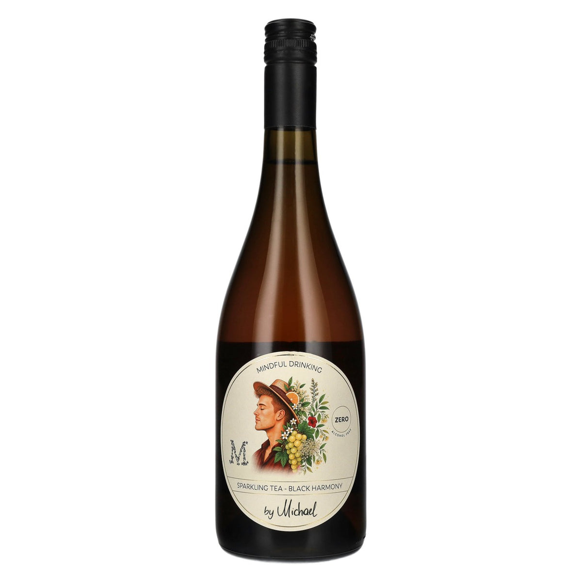 MICHAEL Sparkling Tea Black Harmony Zero Alcohol Free 0,74l