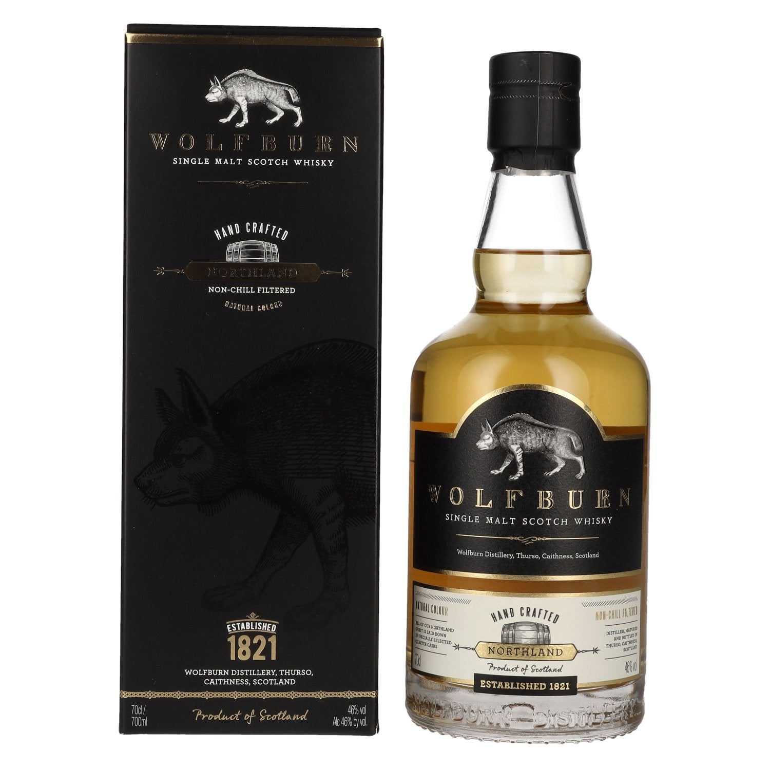 Wolfburn NORTHLAND First General Release 46% Vol. 0,7l in gift box