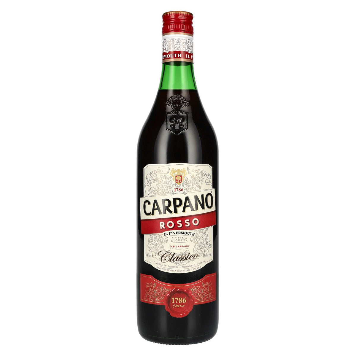 Vermouth Carpano Classico Rosso 16 % vol. 1 l