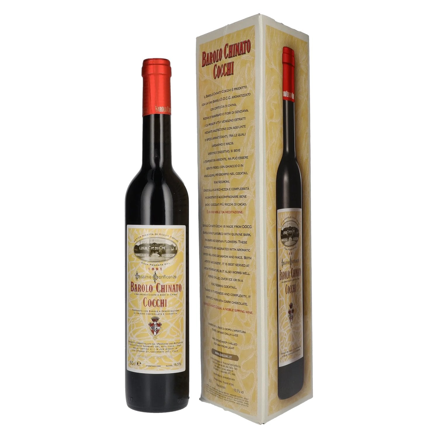 Cocchi Barolo Chinato 16,5% Vol. 0,5l in gift box