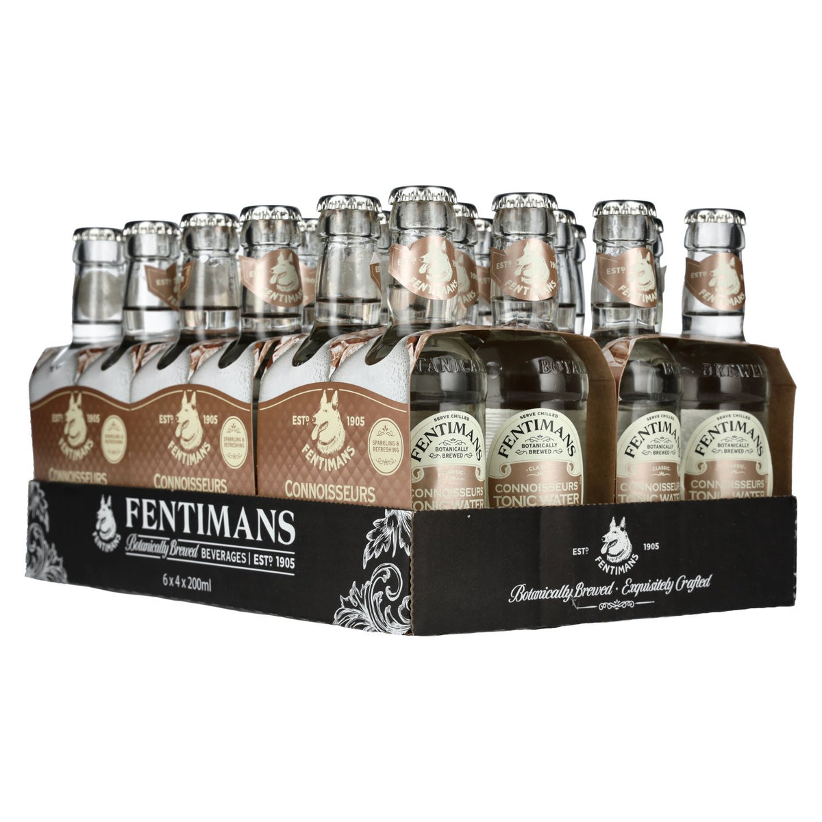 Eau tonique Fentimans CONNOISSEURS, 6 x 4 x 0,2 l