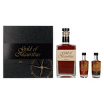 Gold of Mauritius-cadeauset 40% vol. 0,7 l in geschenkverpakking + 2 x 0,05 l