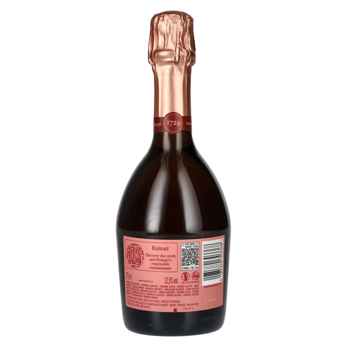 Ruinart Champagne Rosé Brut 12,5% Vol. 0,375l