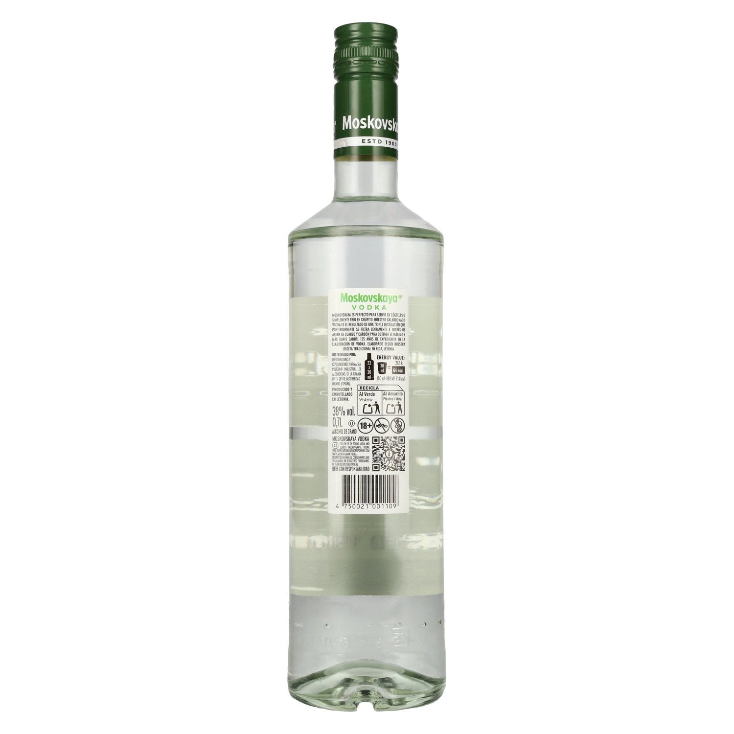 Moskovskaya Osobaya Vodka FKP 38% Vol. 0,7l