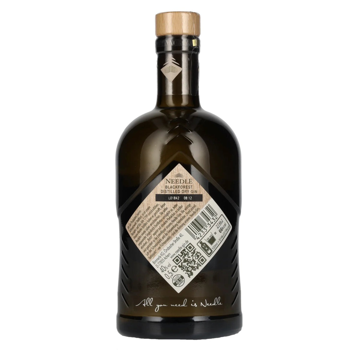 Needle Blackforest Distilled Dry Gin 40% vol. 0.5 l