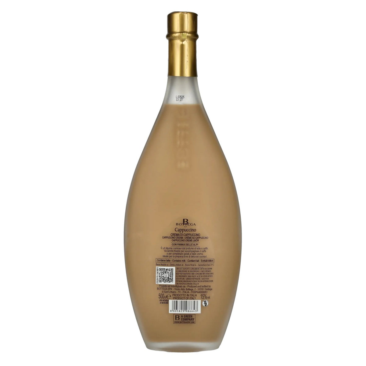 Bottega Crema di CAPPUCCINO Cream Liqueur 15% Vol. 0,5l