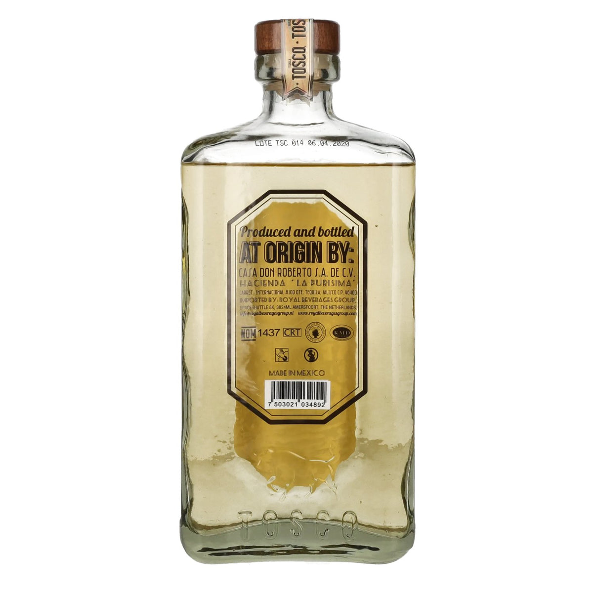 Don Roberto TOSCO REPOSADO 100 % agave, 40 % vol., 0,7 l