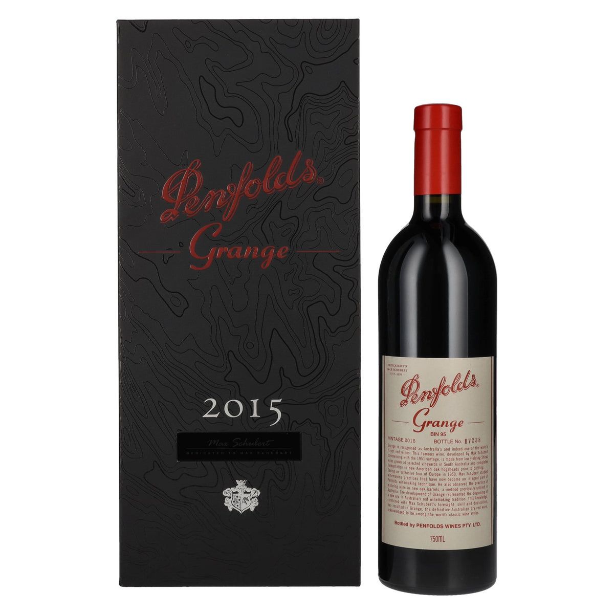 Penfolds Grange Bin 95 2015 14,5 % vol. 0,75 l dans un coffret cadeau