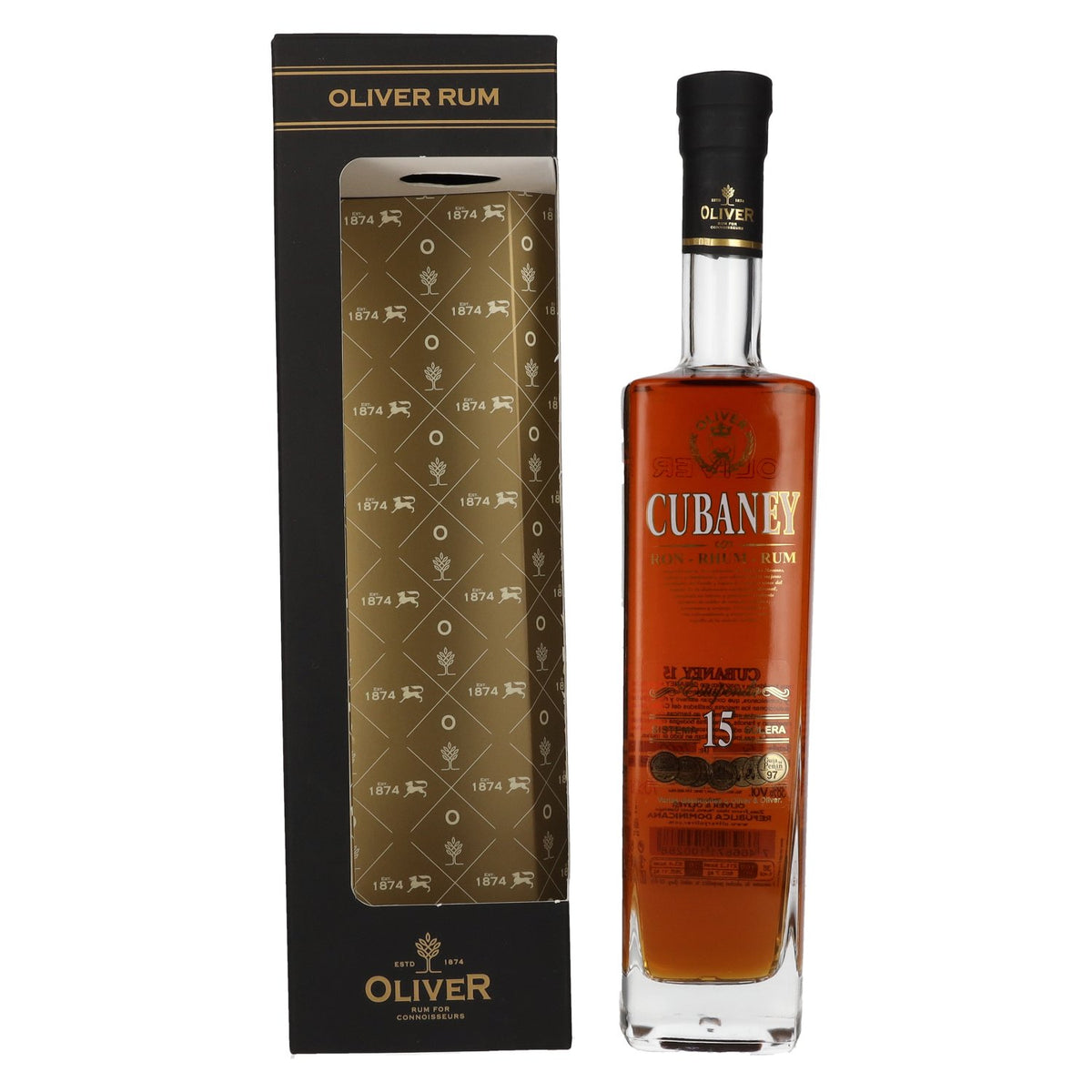 Ron Cubaney ESTUPENDO 15 Sistema Solera 38% vol. 0.7 l in a gift box