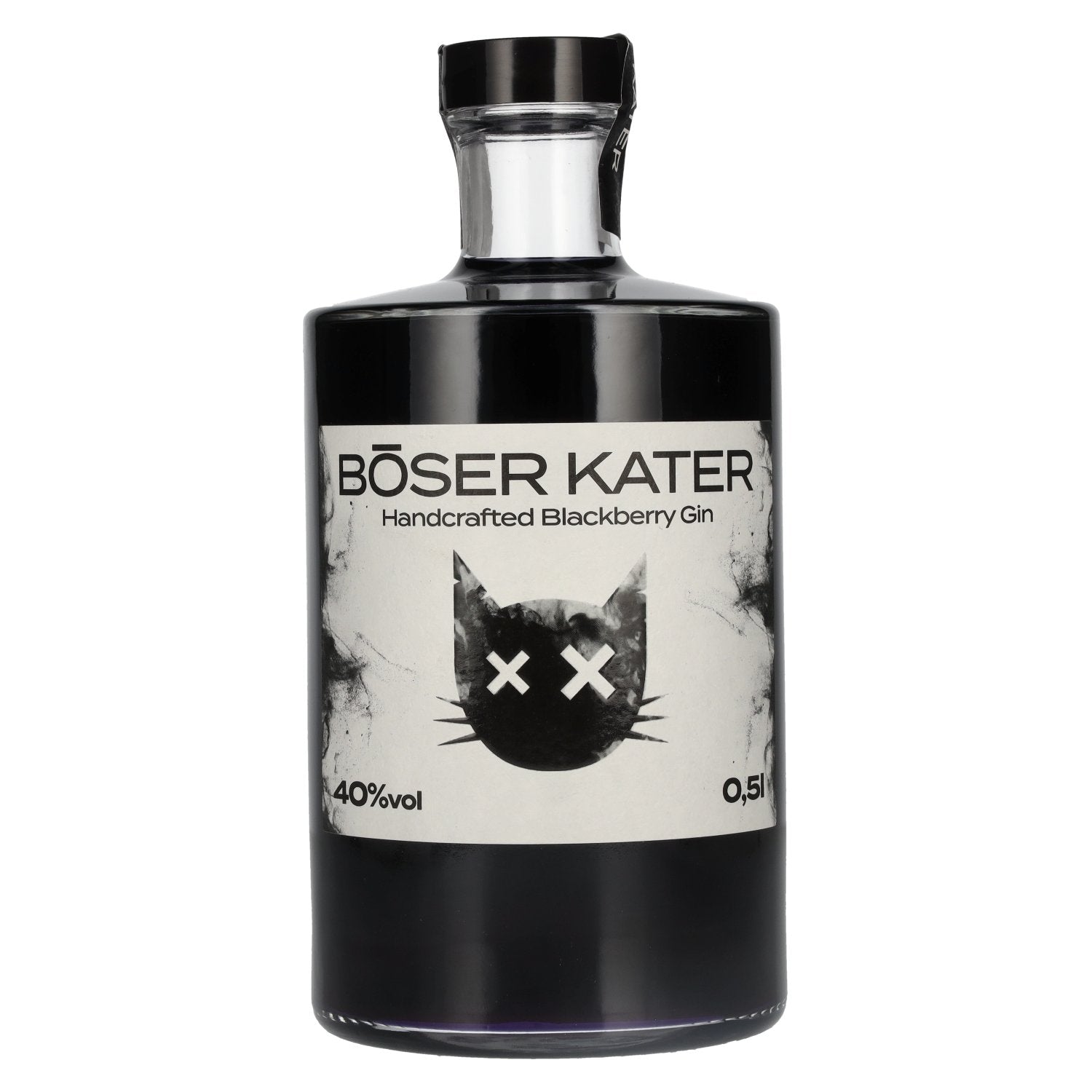 Böser Kater Handgemaakte bramen-gin 40% vol. 0,5 l