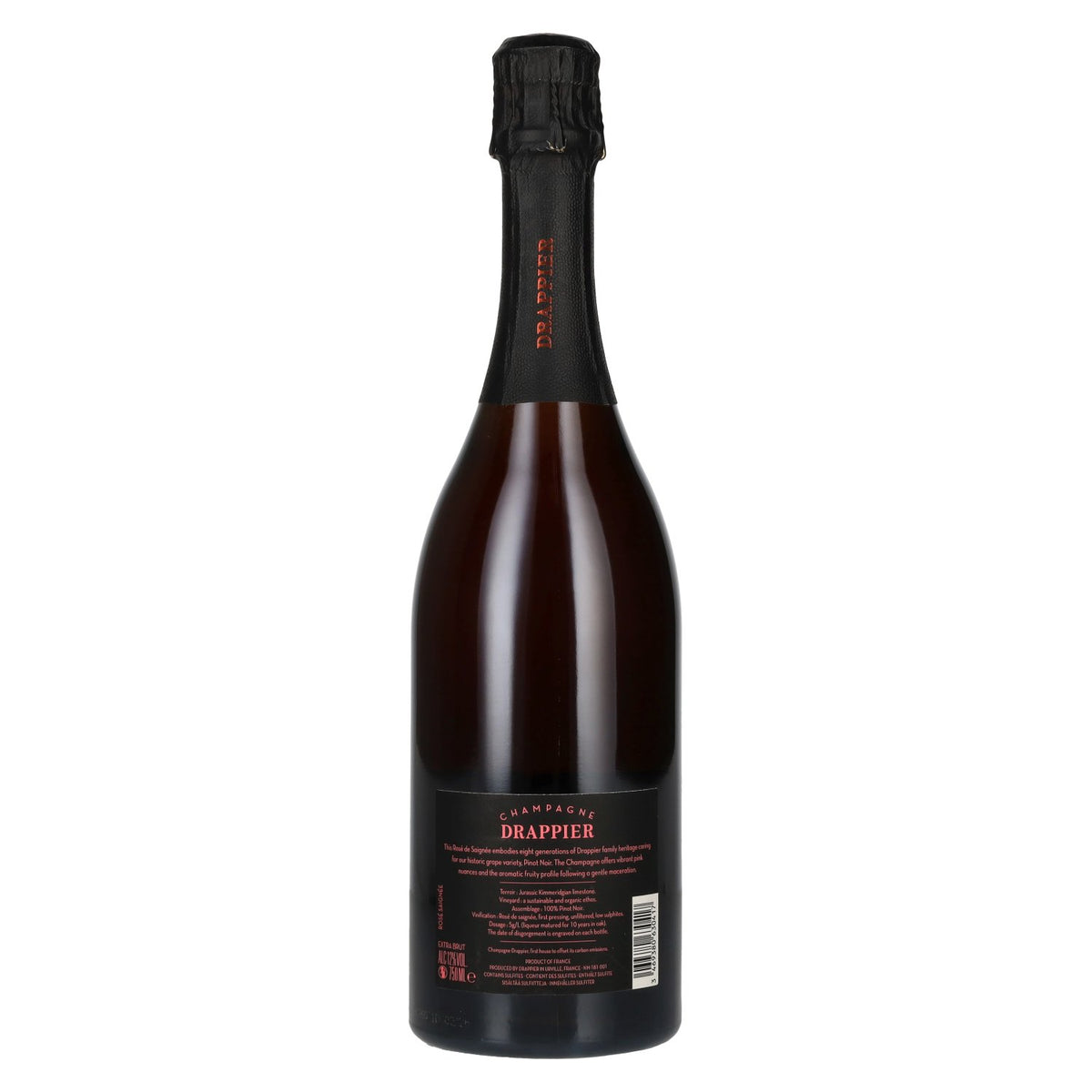 Champagne Drappier Rosé de Saignée Brut 12% vol. 0.75 l
