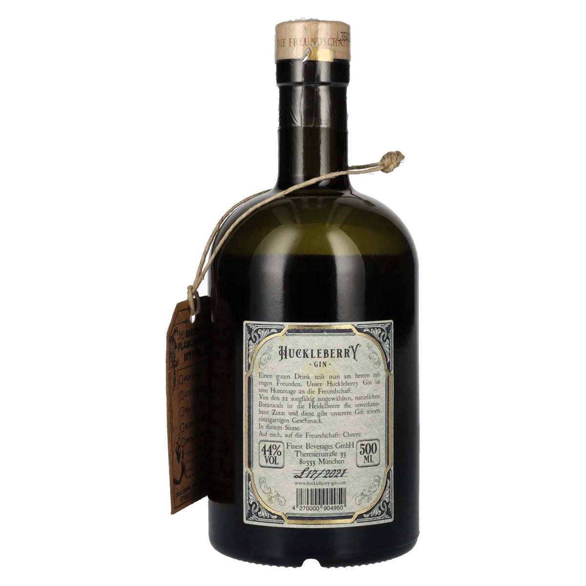 Huckleberry Gin 44% vol. 0,5 l