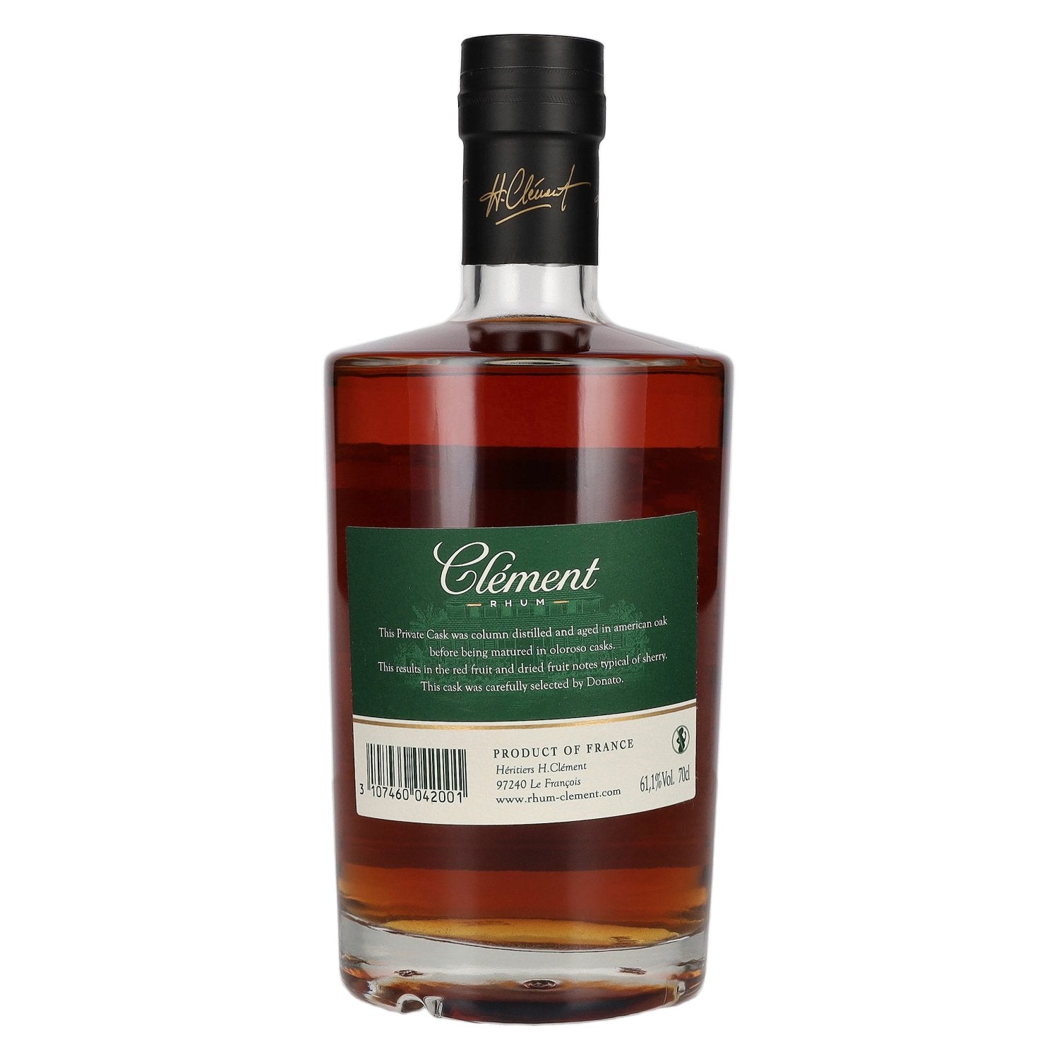 Clément Rhum Vieux Agricole PRIVATE CASK Oloroso 61,1% Vol. 0,7l