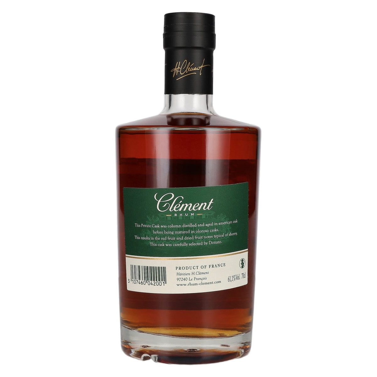 Clément Rhum Vieux Agricole PRIVATE CASK Oloroso 61,1% Vol. 0,7l