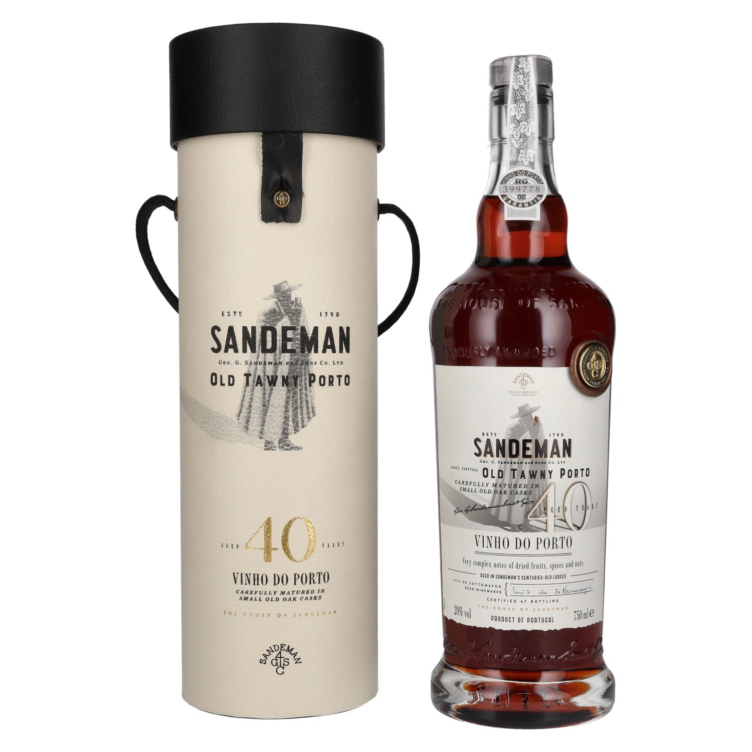 Sandeman 40 Years OLD TAWNY Porto 20% vol. 0,75 l in geschenkverpakking
